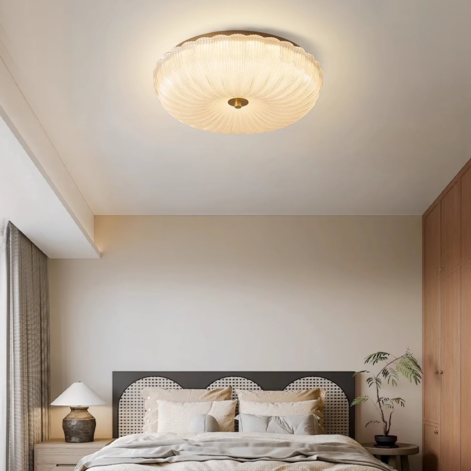 Lumeo Ripple Glass Ceiling Light