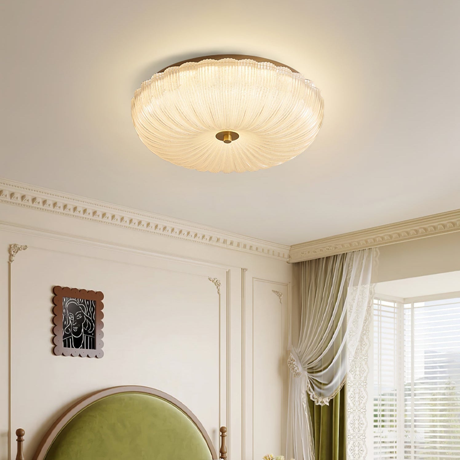 Lumeo Ripple Glass Ceiling Light