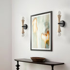 Travertine Sculpture Wall Light