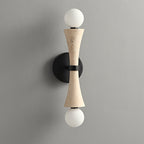 Travertine Sculpture Wall Light