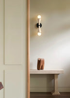 Travertine Sculpture Wall Light