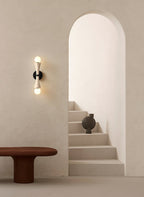 Travertine Sculpture Wall Light