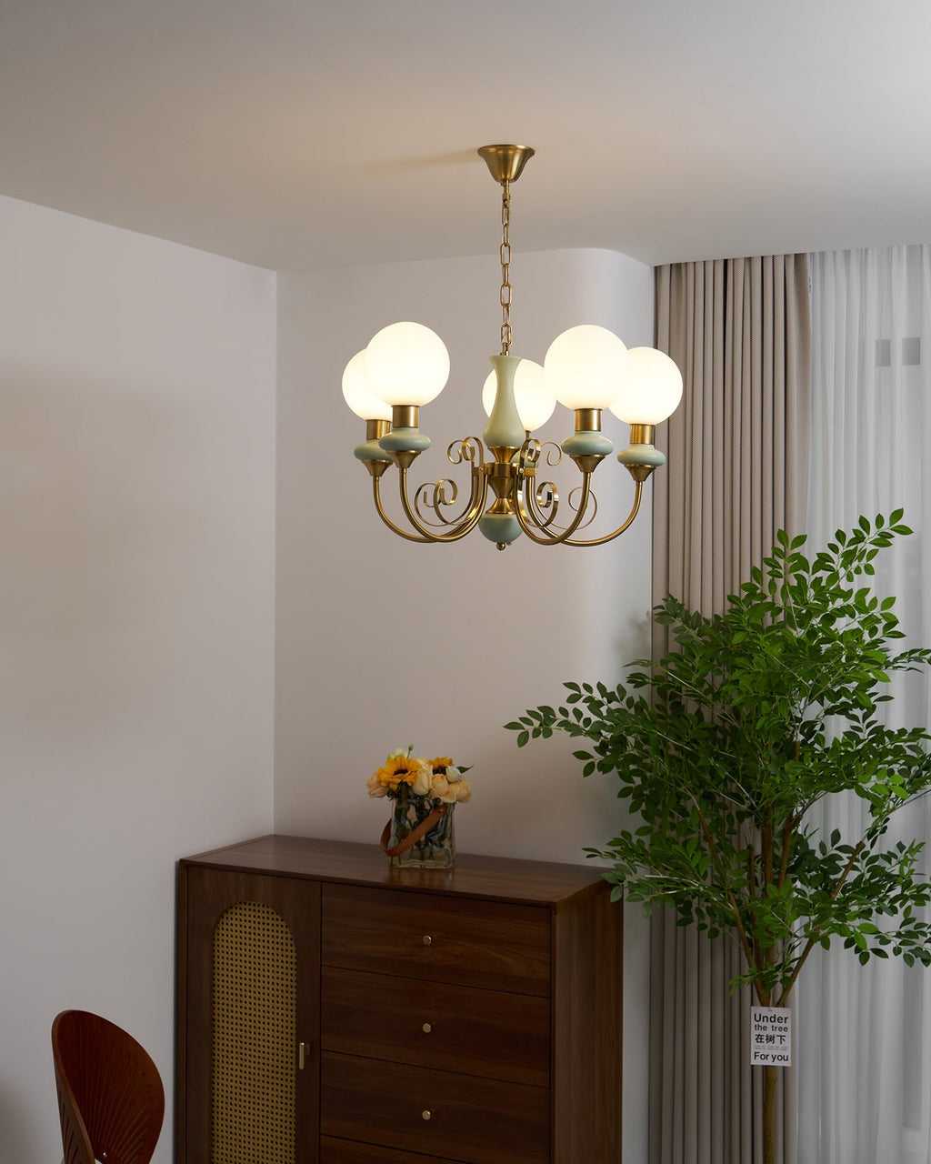 Aurelia Bubble Glass Chandelier