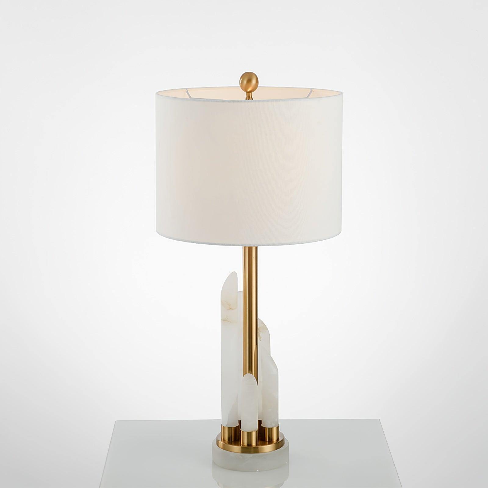 Alabaster Luster Table Lamp
