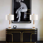 Alabaster Luster Table Lamp