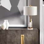 Alabaster Luster Table Lamp