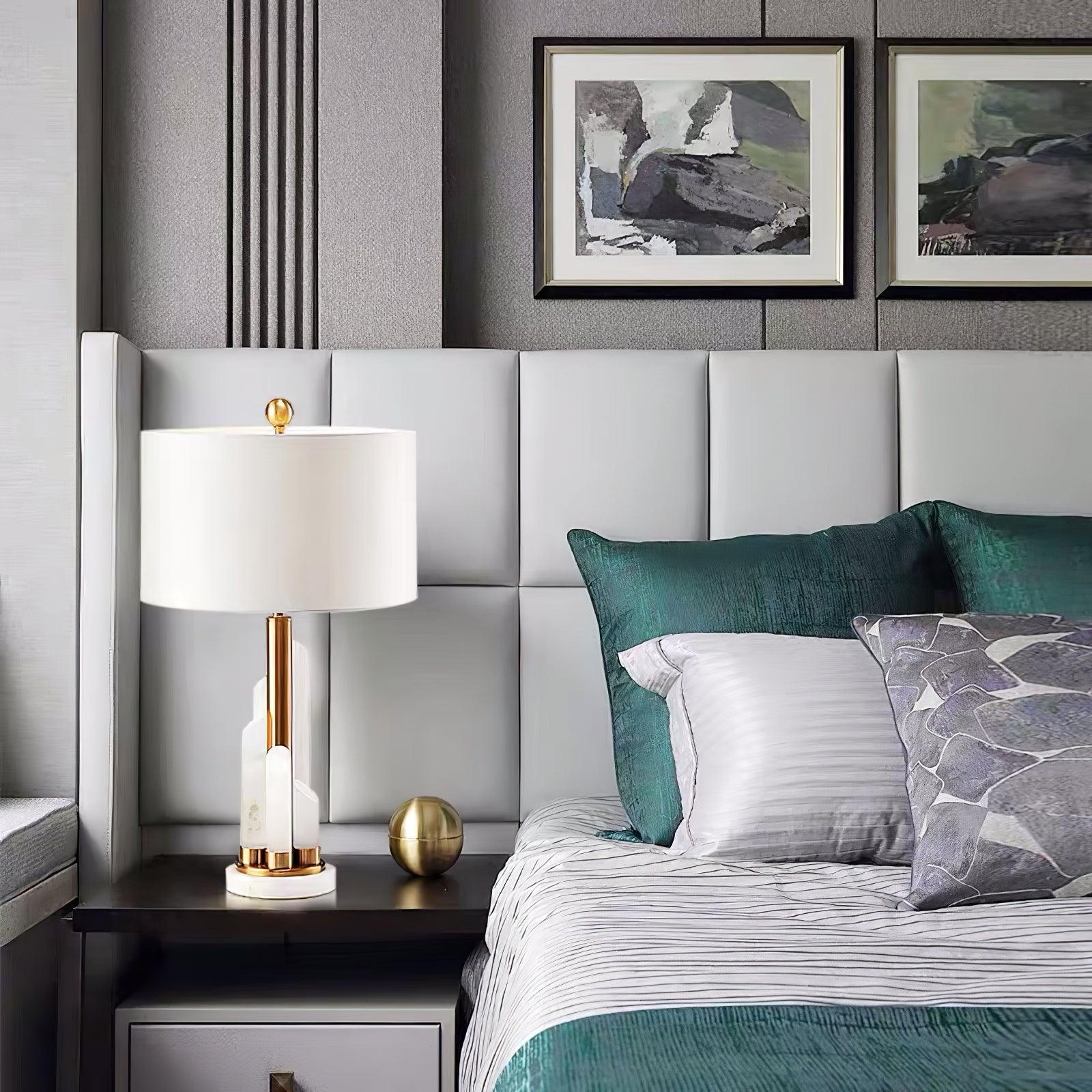 Alabaster Luster Table Lamp