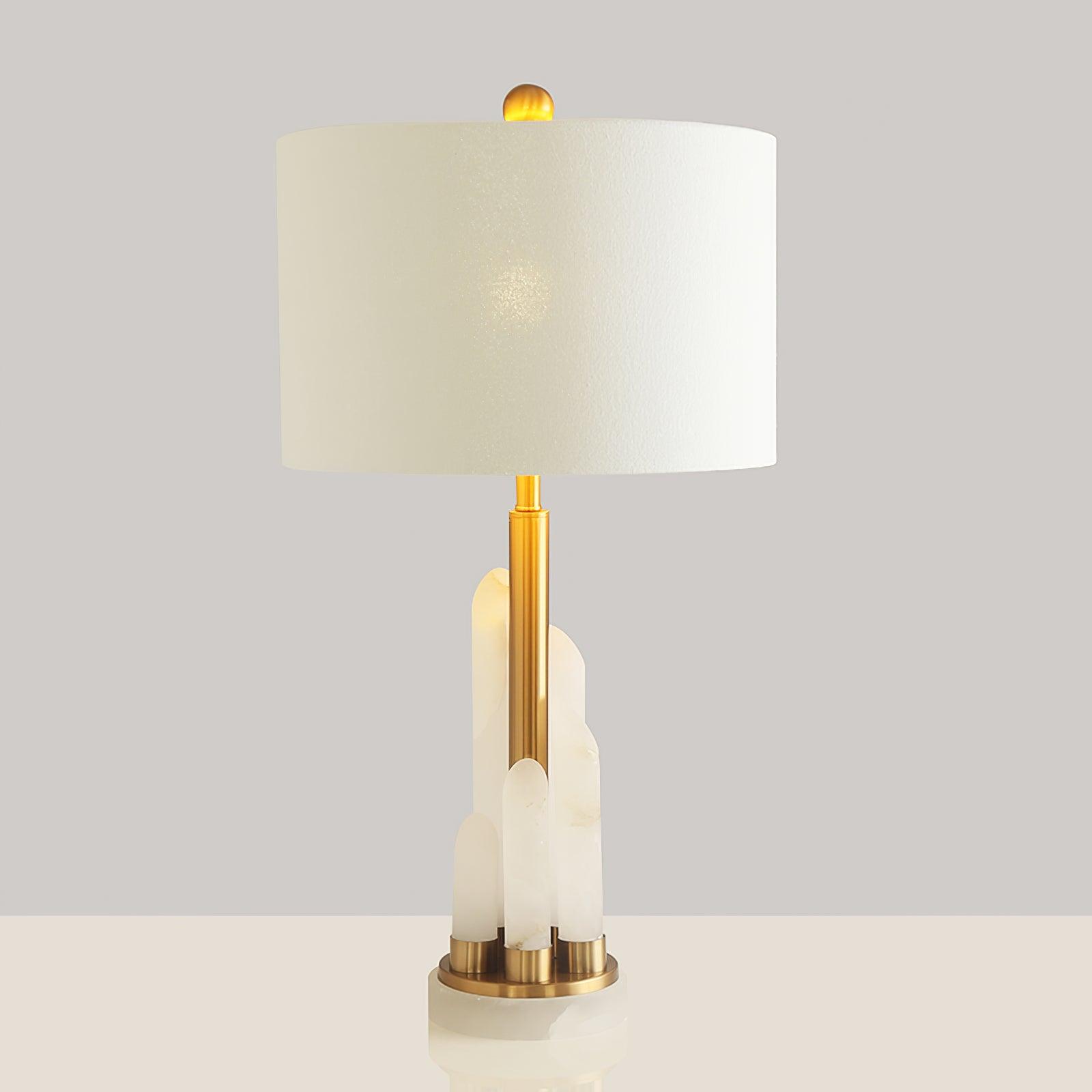 Alabaster Luster Table Lamp