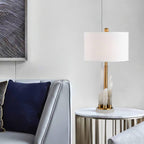 Alabaster Luster Table Lamp