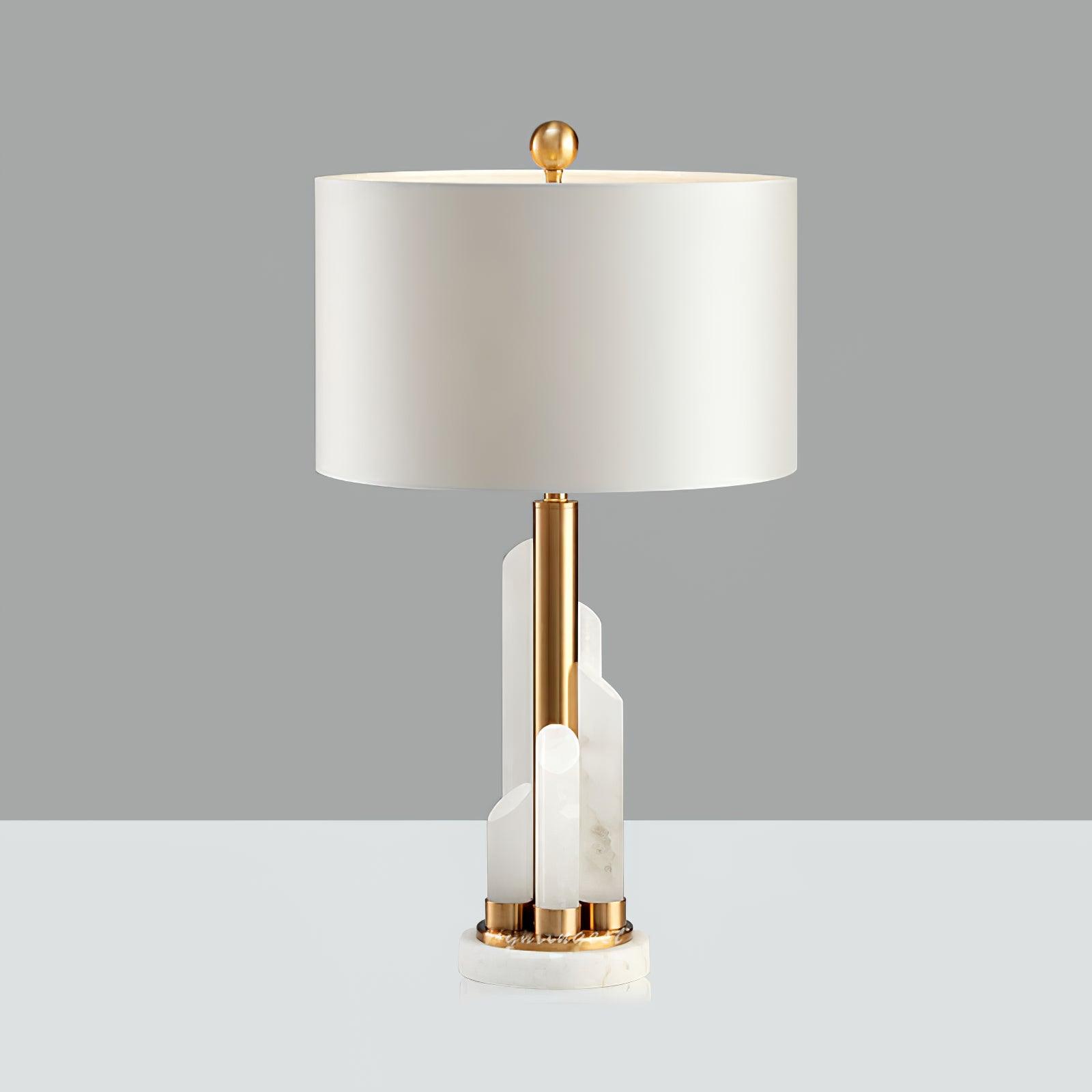 Alabaster Luster Table Lamp