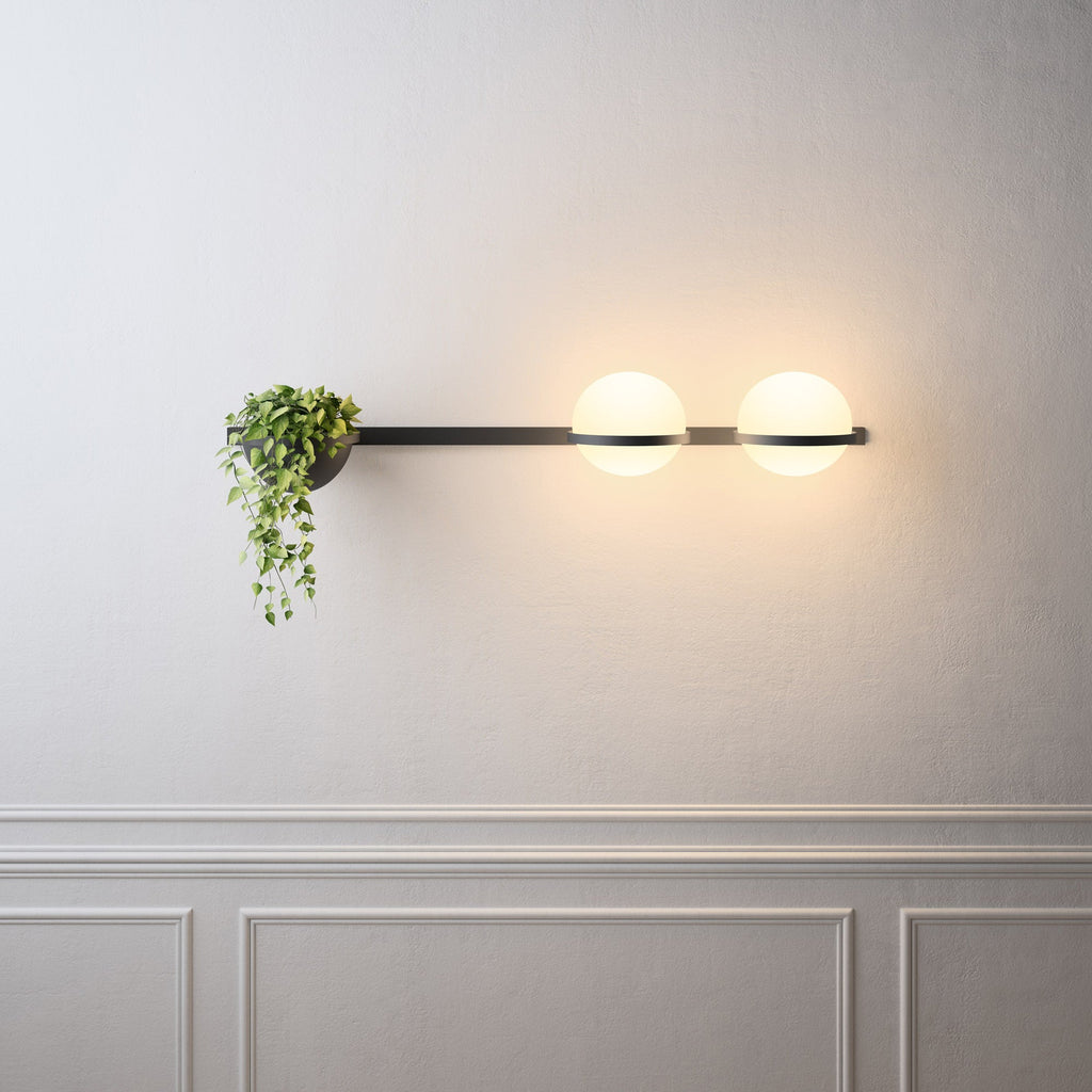 Liora Dual Globe Wall Light | Elegant Indoor & Outdoor Illumination