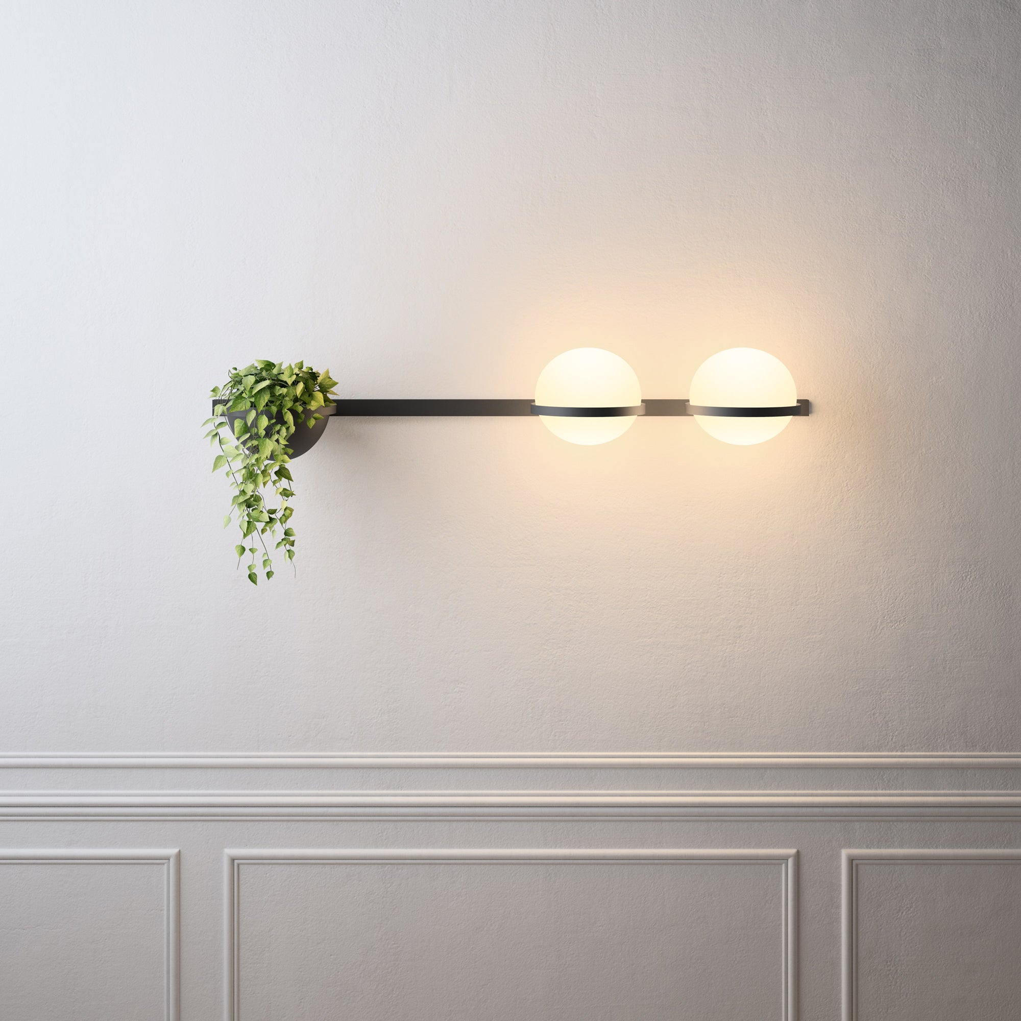 Liora Dual Globe Wall Light | Elegant Indoor & Outdoor Illumination
