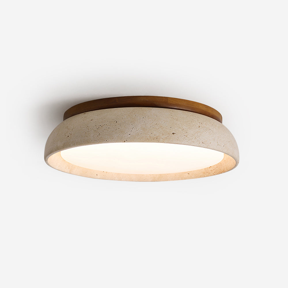 Kloris Travertine Glow Ceiling Light