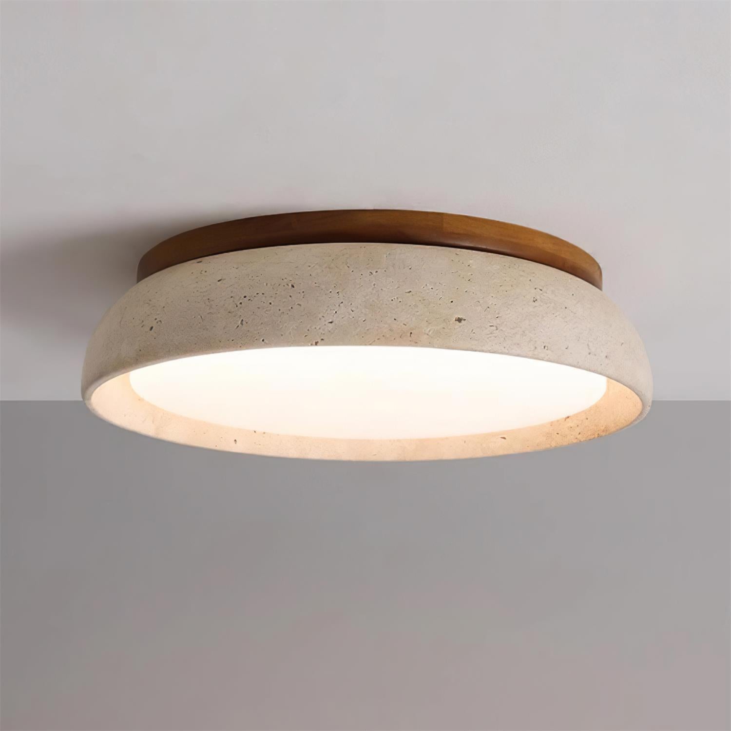 Kloris Travertine Glow Ceiling Light