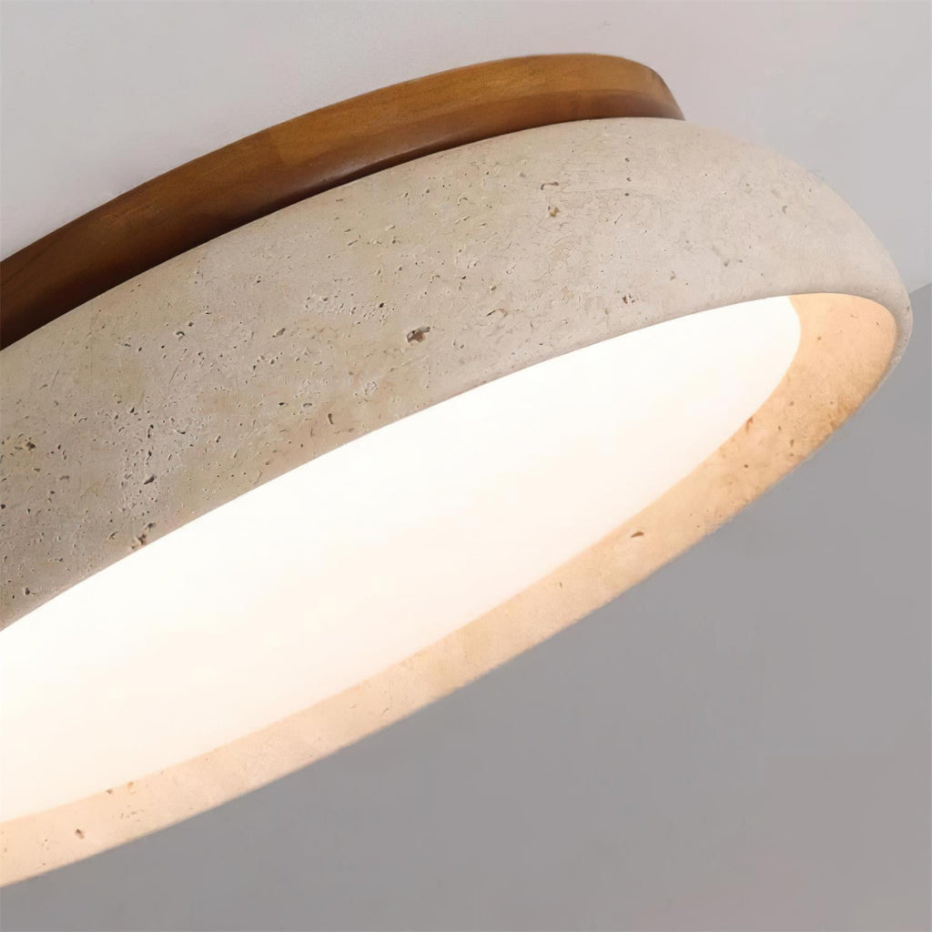 Kloris Travertine Glow Ceiling Light