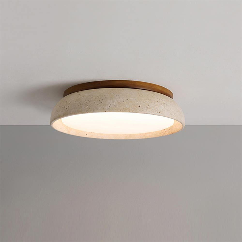 Kloris Travertine Glow Ceiling Light