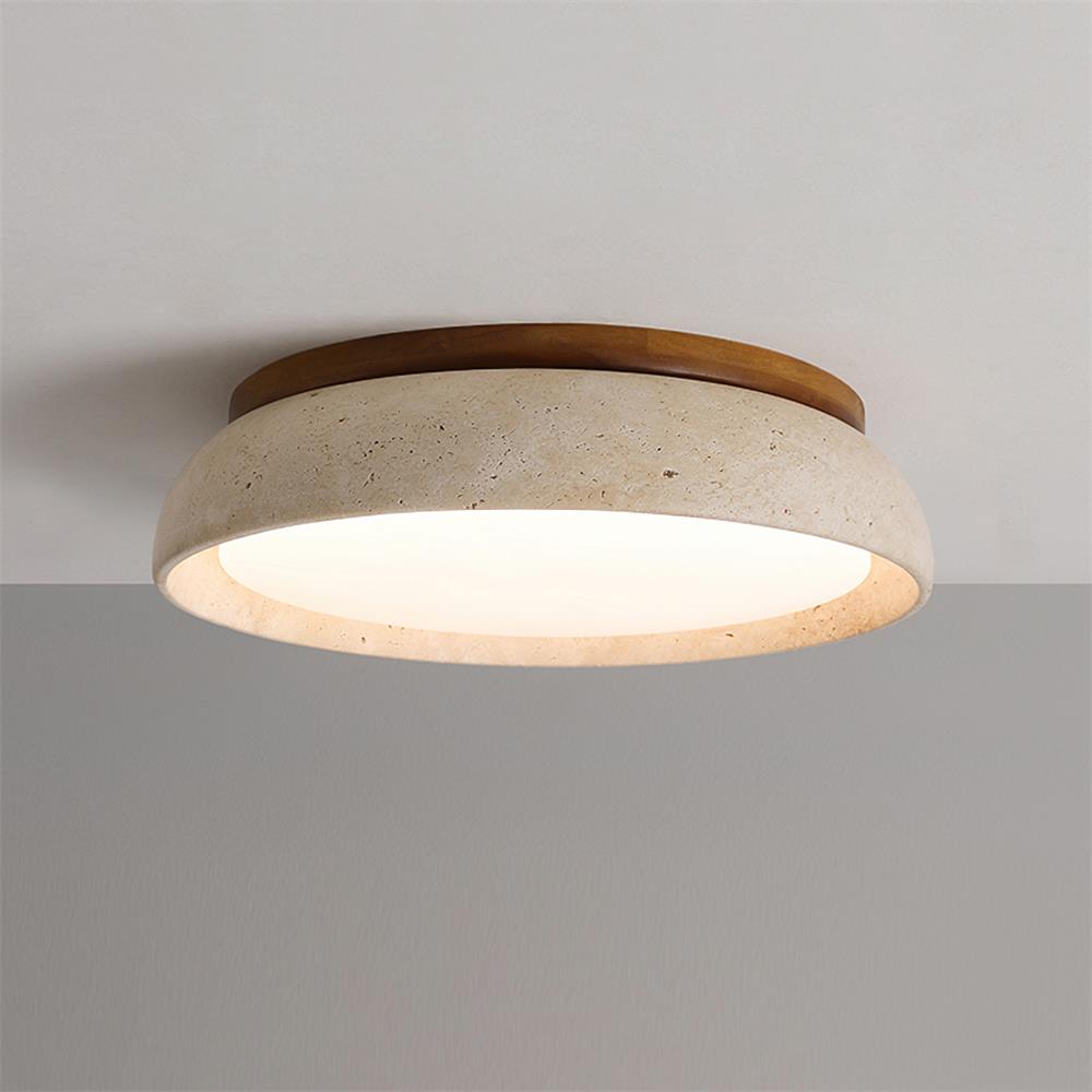 Kloris Travertine Glow Ceiling Light