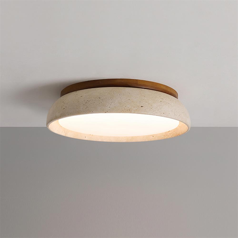 Kloris Travertine Glow Ceiling Light