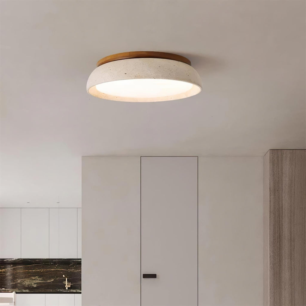 Kloris Travertine Glow Ceiling Light