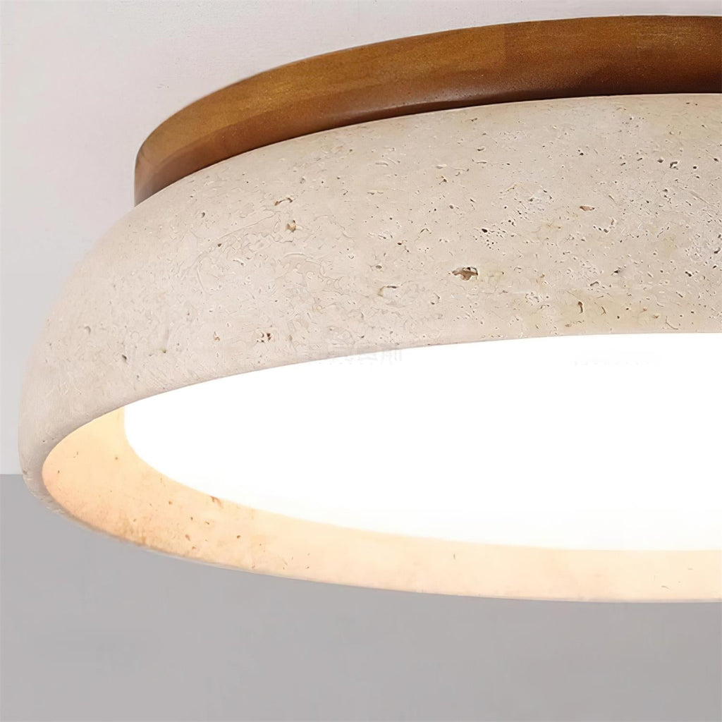 Kloris Travertine Glow Ceiling Light