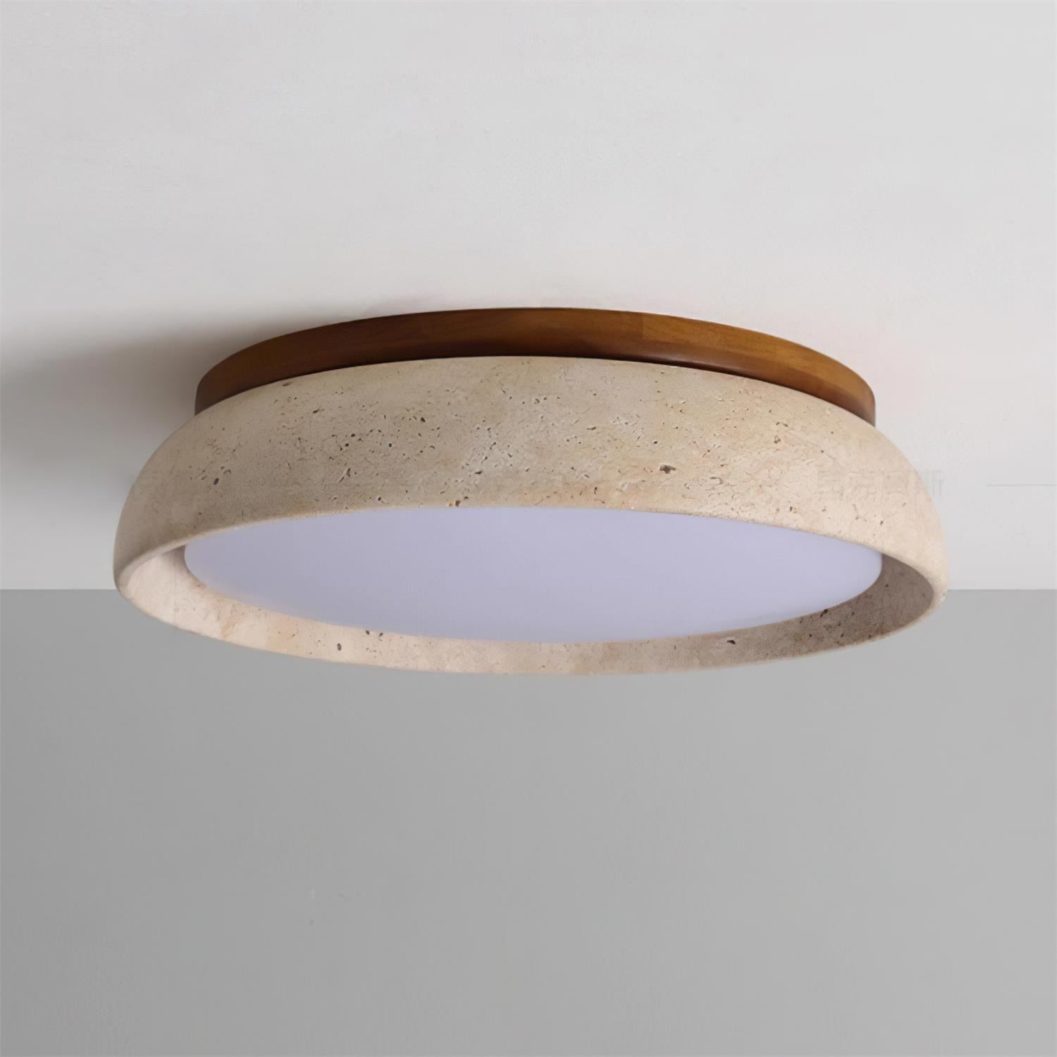 Kloris Travertine Glow Ceiling Light