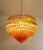 Prisma Amber Radiance Chandelier