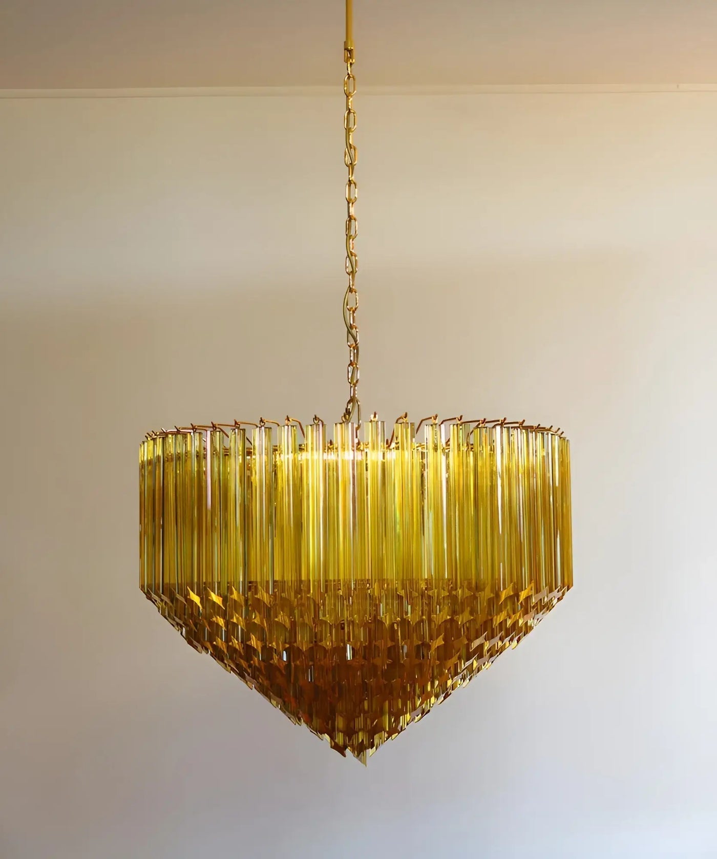 Prisma Amber Radiance Chandelier