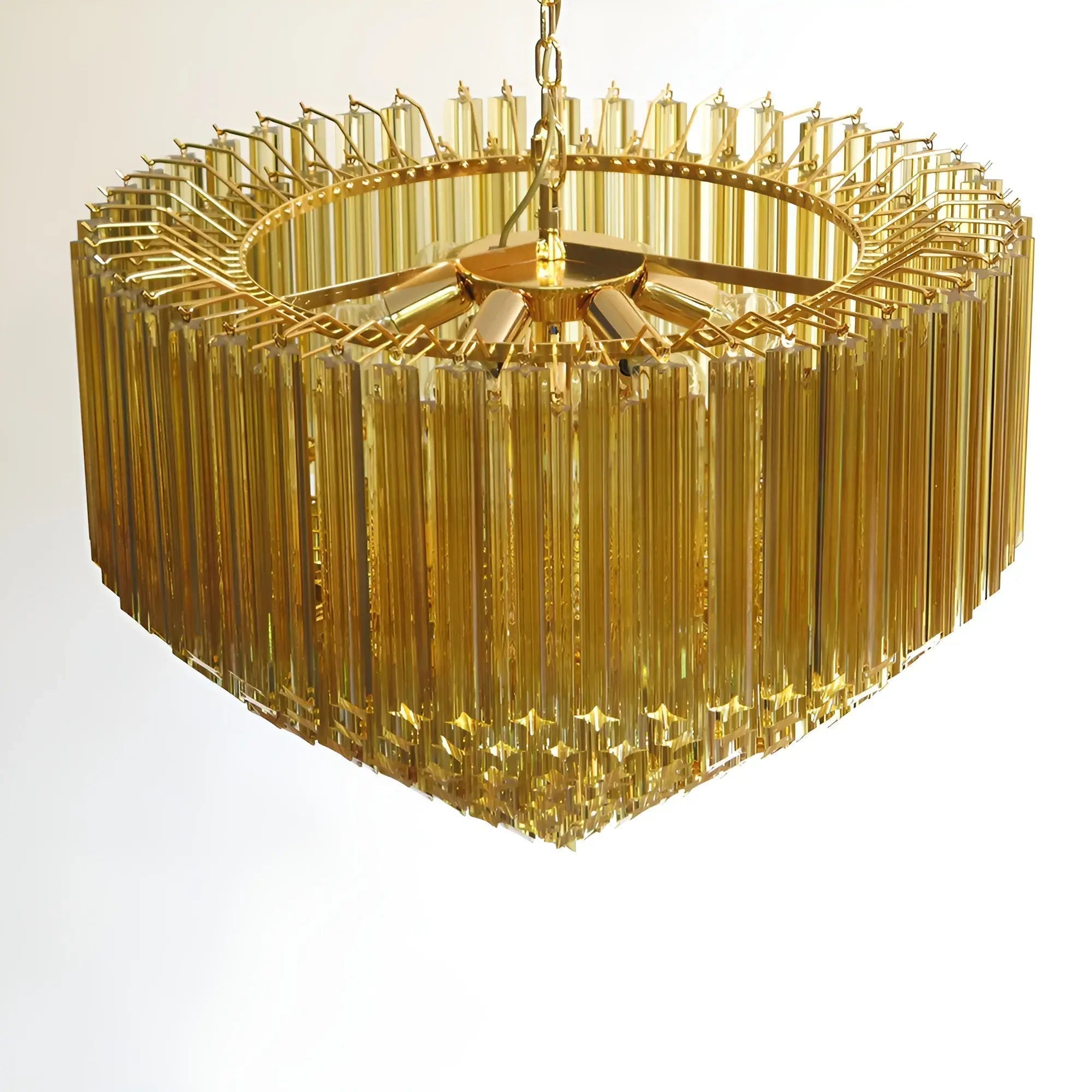 Prisma Amber Radiance Chandelier