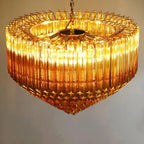 Prisma Amber Radiance Chandelier
