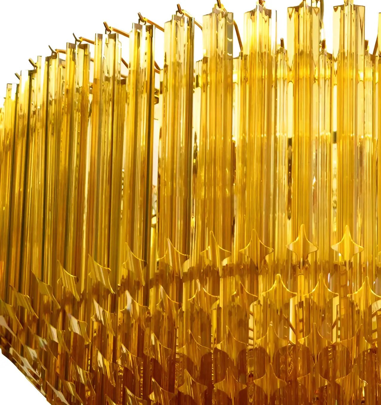 Prisma Amber Radiance Chandelier