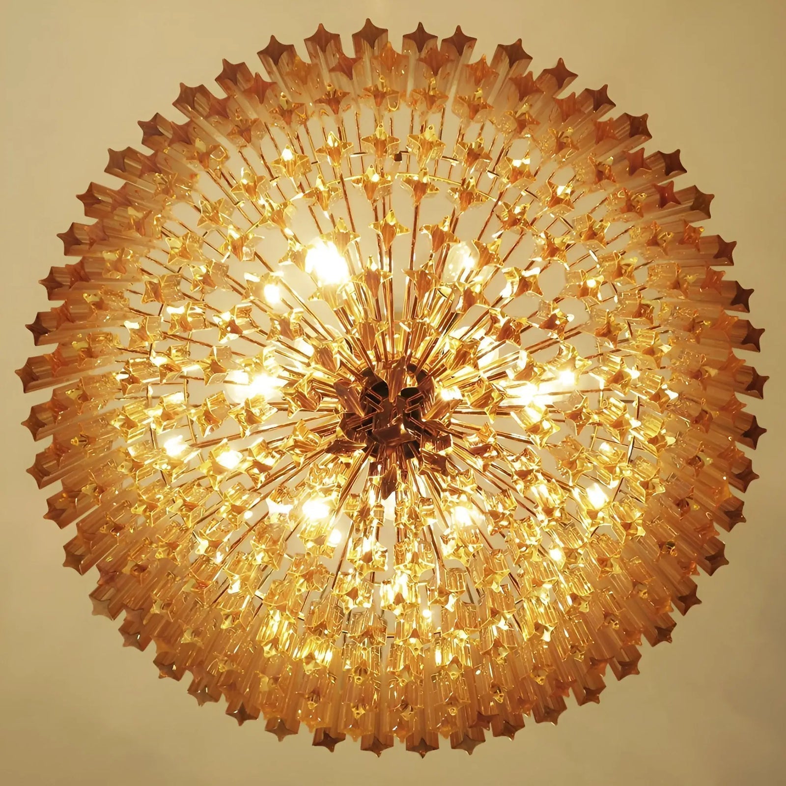 Prisma Amber Radiance Chandelier