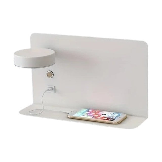 Novella Charging Wooden Wall Glow