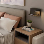 Novella Charging Wooden Wall Glow