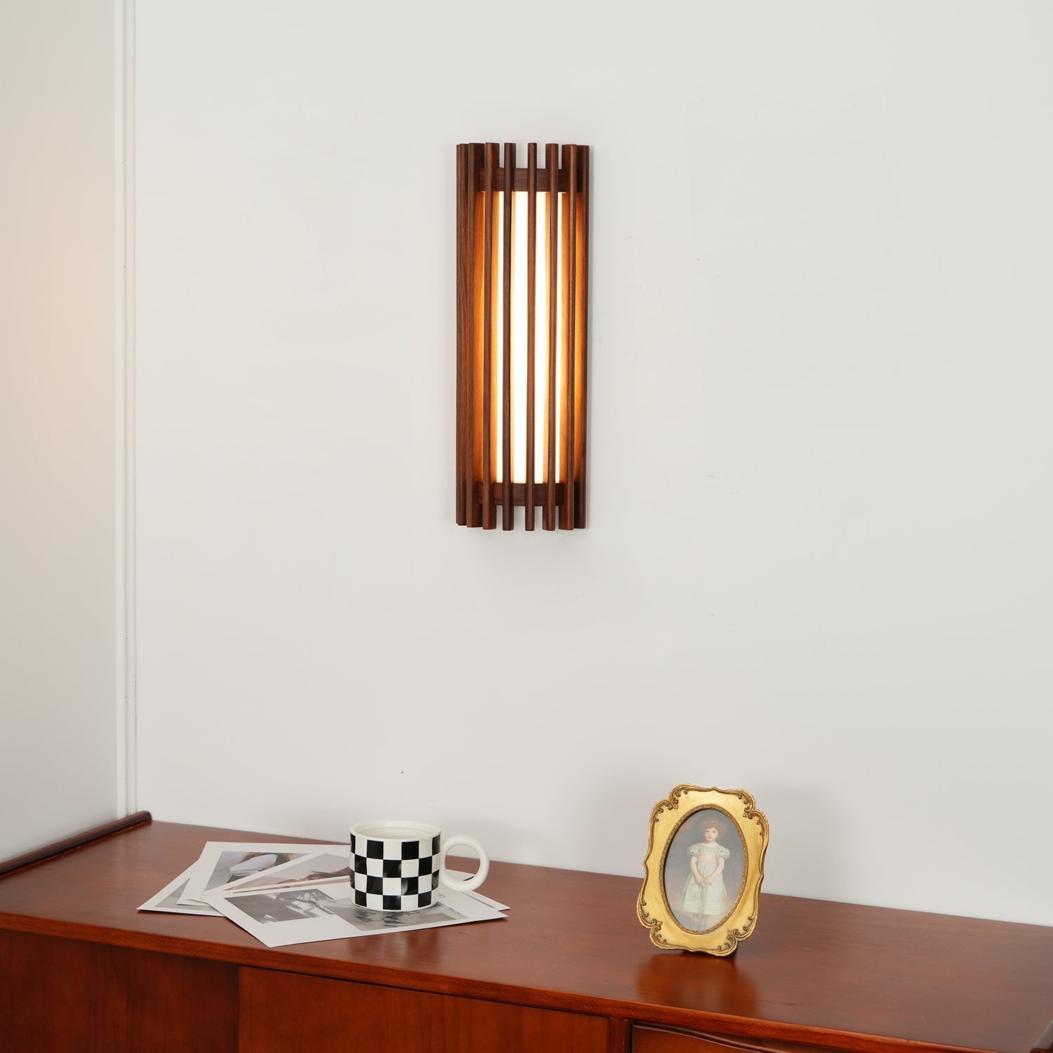 Walnut Warmth Wall Light