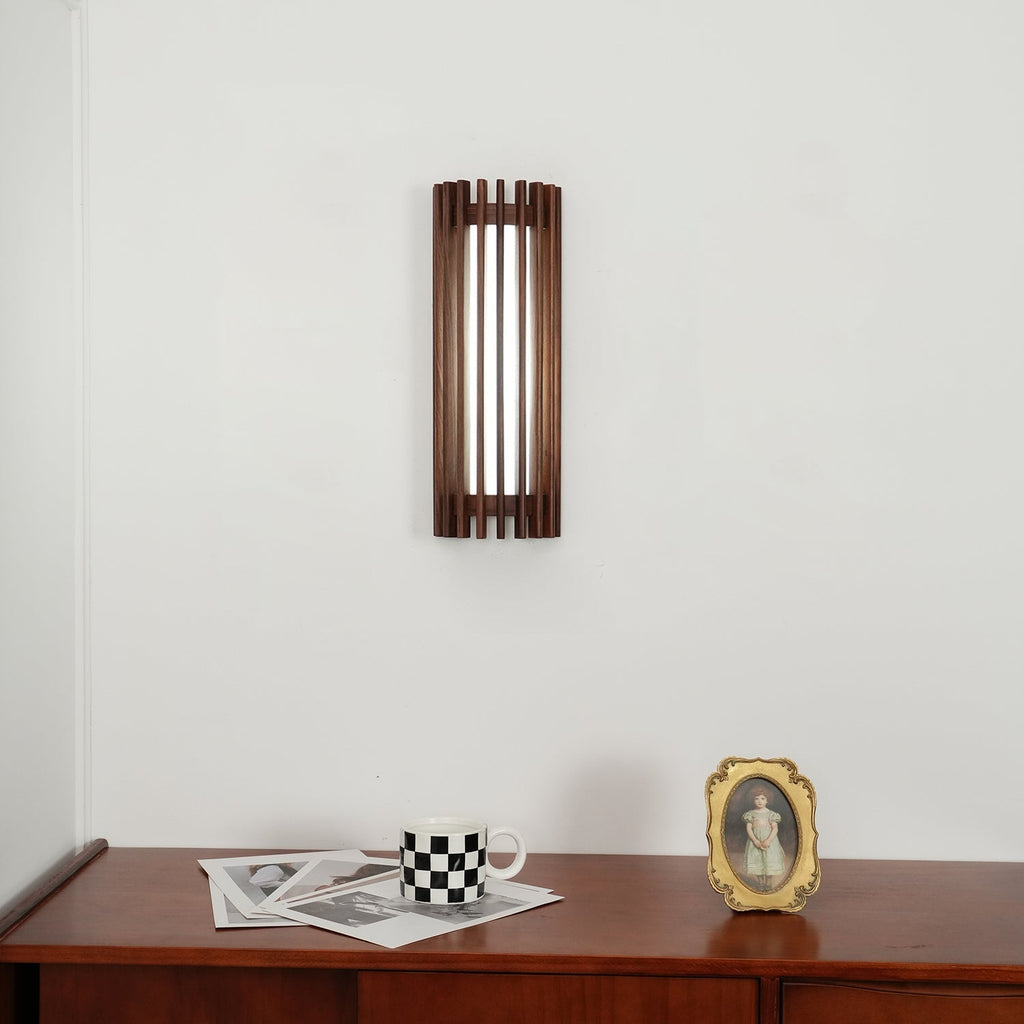 Walnut Warmth Wall Light