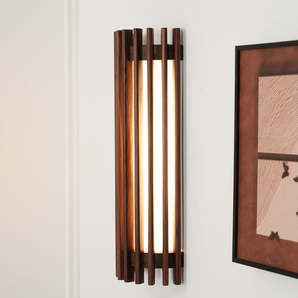 Walnut Warmth Wall Light