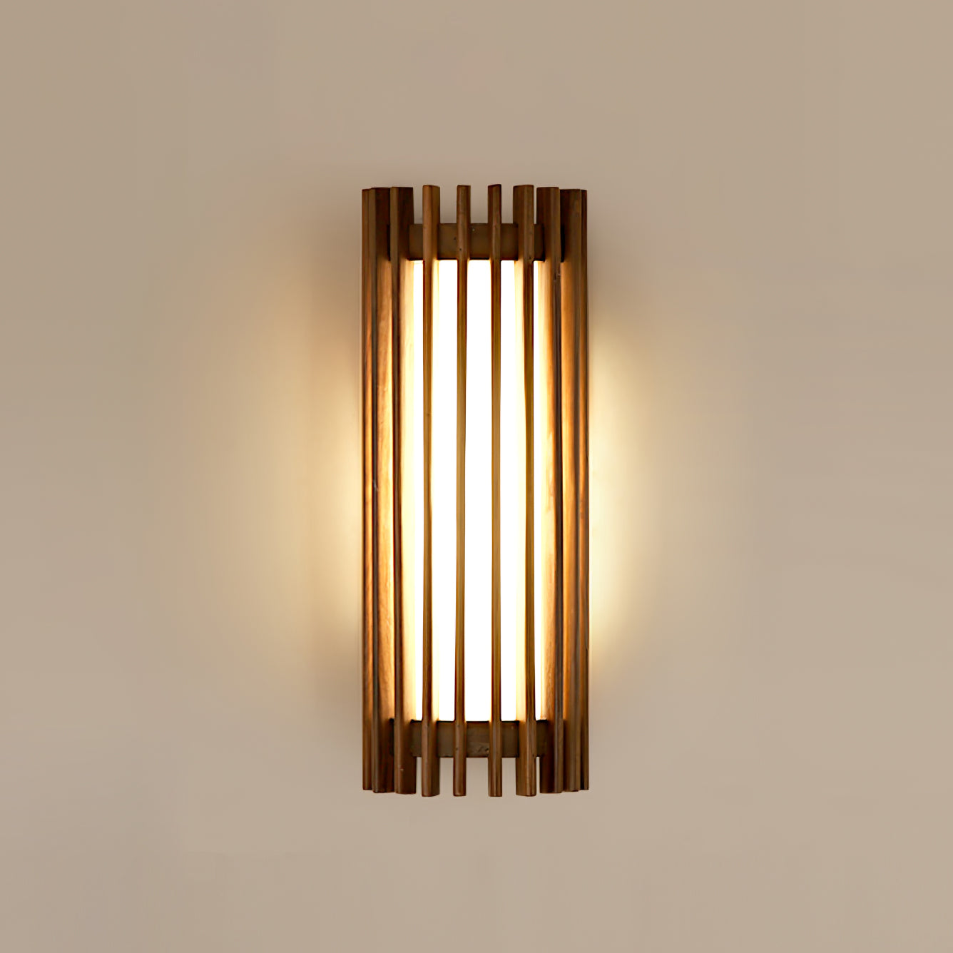 Walnut Warmth Wall Light