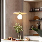 Lunaro Travertine Pendant Light