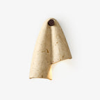 Draped Elegance Travertine Sconce