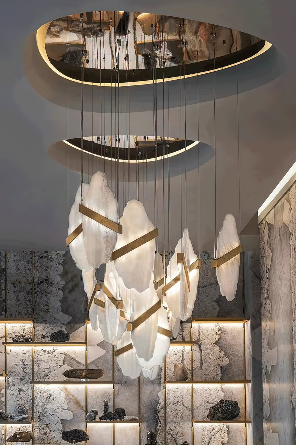 Alabaster Nova Chandelier