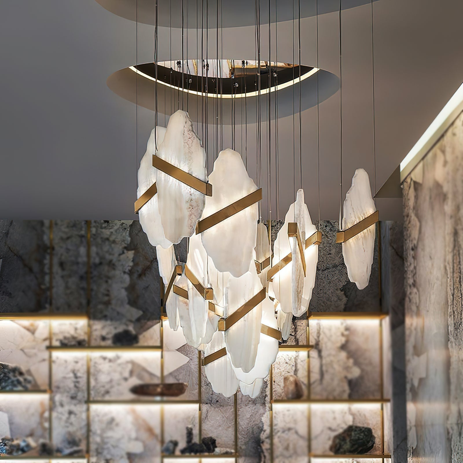 Alabaster Nova Chandelier