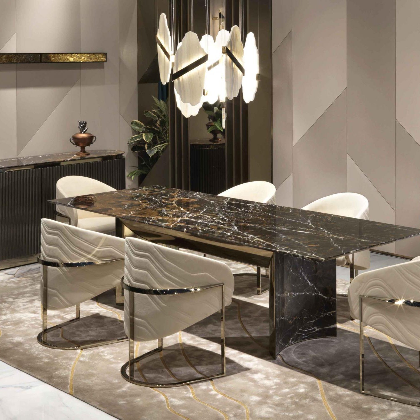 Alabaster Nova Chandelier
