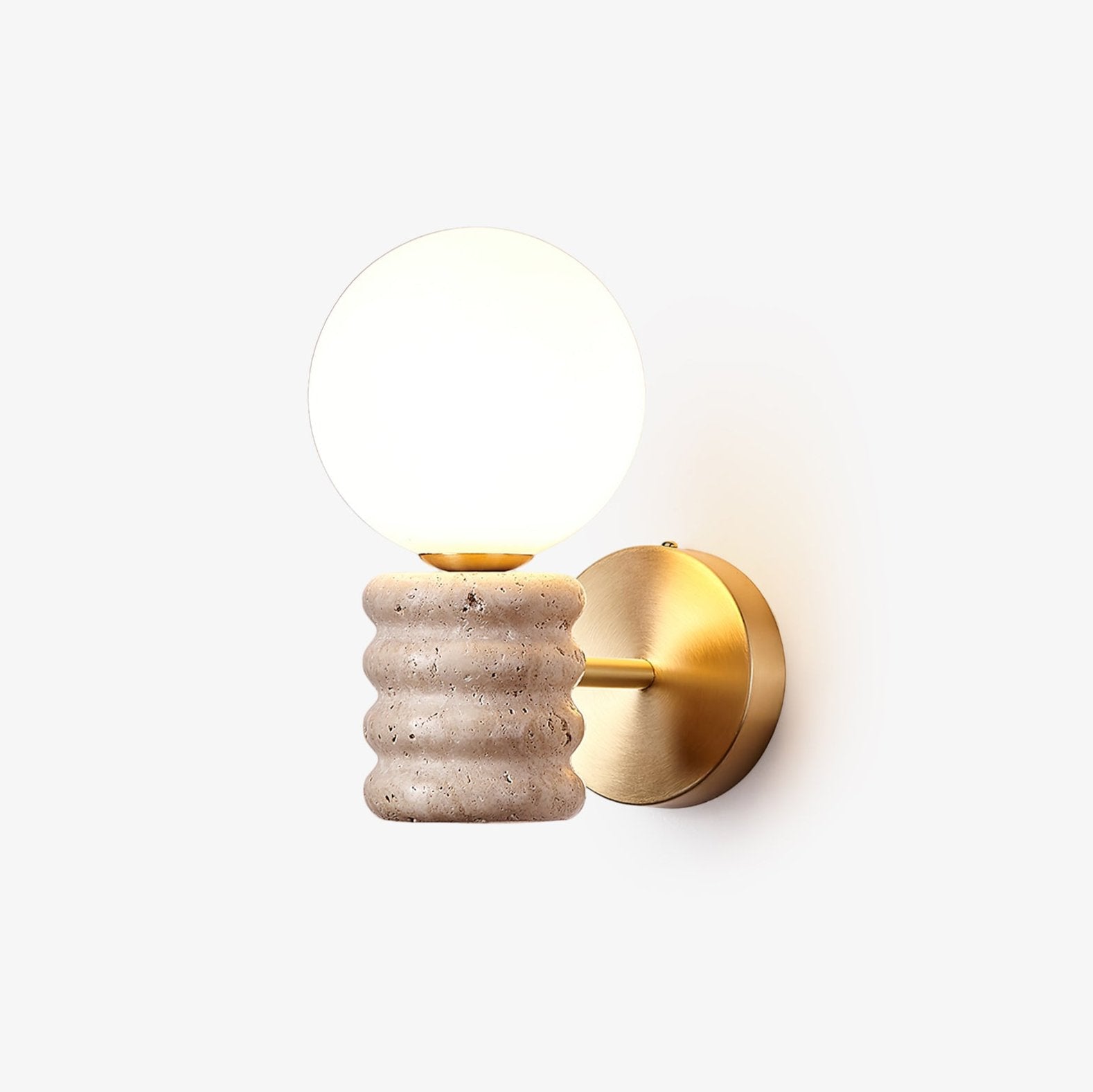 Travertine Harmony Wall Light
