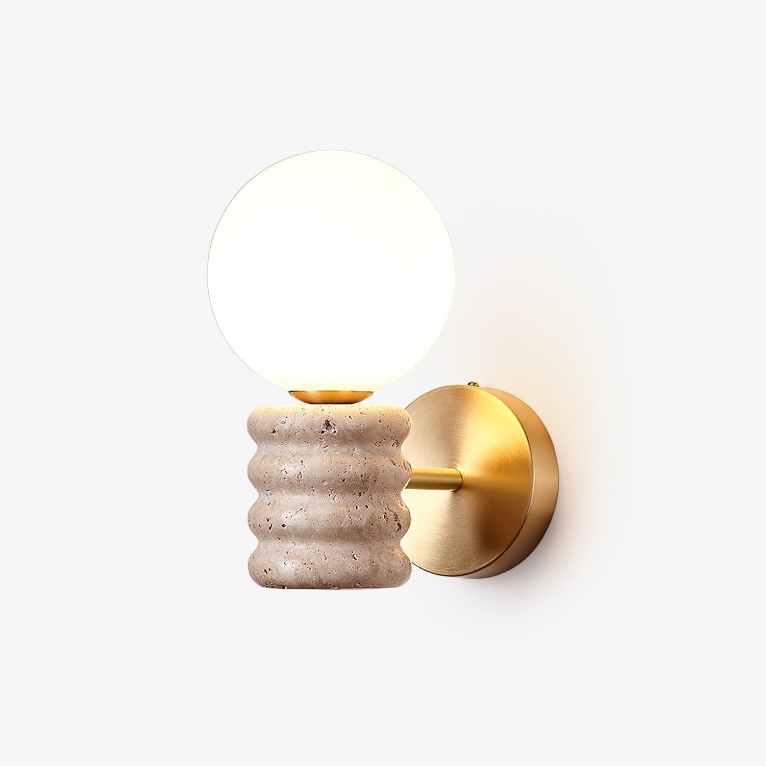 Travertine Harmony Wall Light