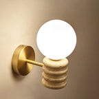 Travertine Harmony Wall Light