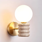 Travertine Harmony Wall Light