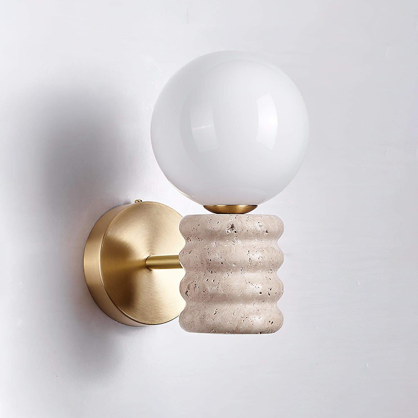 Travertine Harmony Wall Light