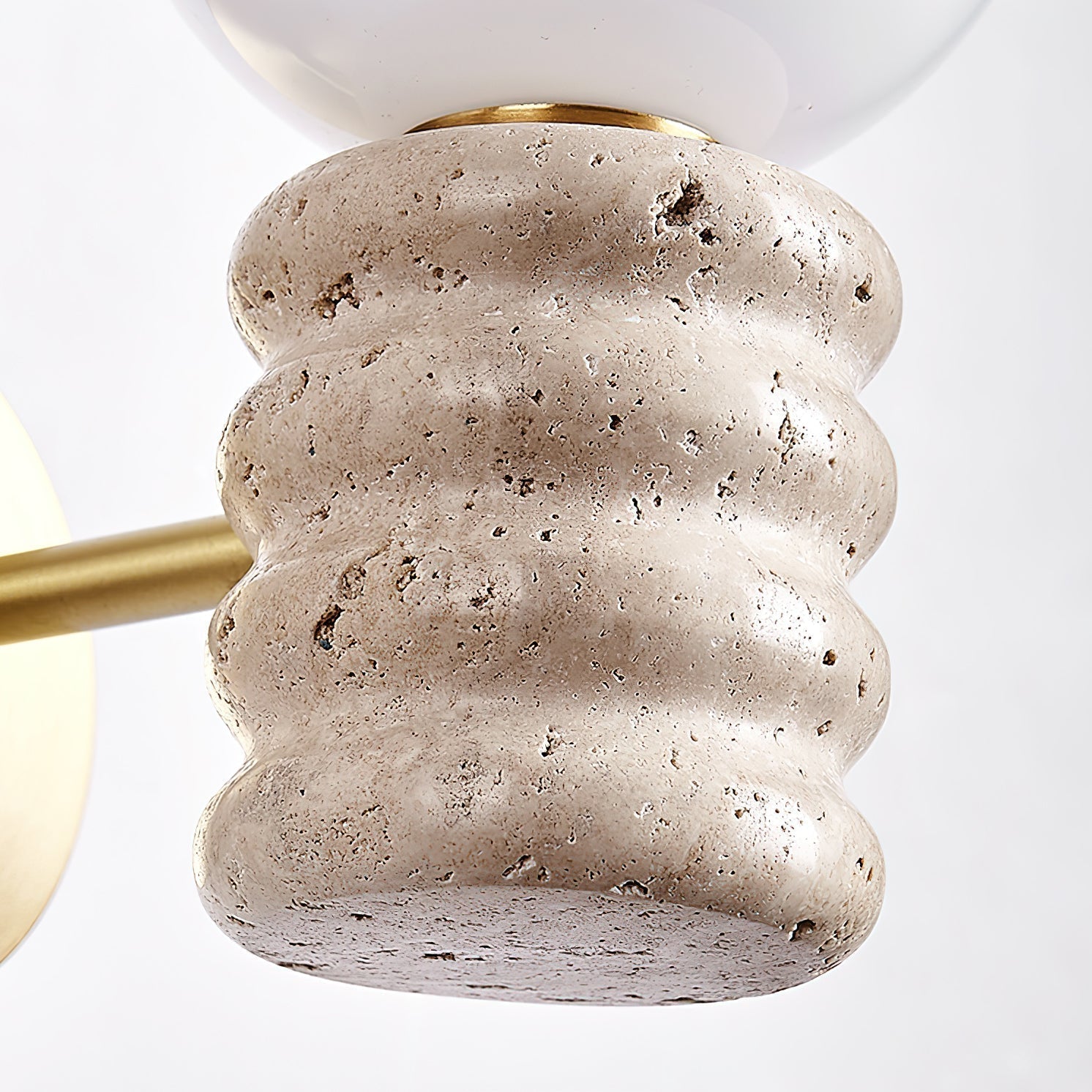 Travertine Harmony Wall Light