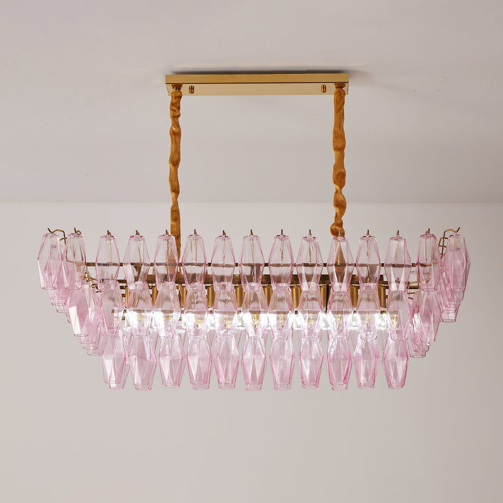 Roselia Prism Glass Chandelier