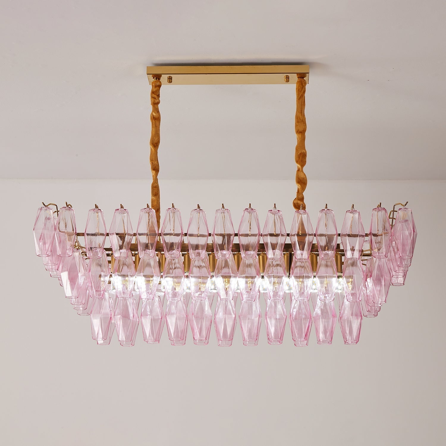 Roselia Prism Glass Chandelier